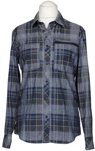 Herren Hemd, mehrfarbig, Gr. L, Baumwolle, Leder - Second Hand - G STAR RAW - Modalova