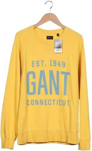 Herren Sweatshirt, gelb, Gr. XL, Baumwolle, Synthetik - Second Hand - Gant - Modalova