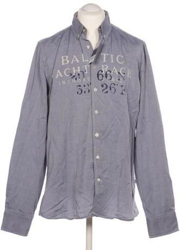 Herren Hemd, blau, Gr. L, Baumwolle - Second Hand - Gaastra - Modalova