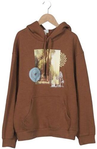 Herren Kapuzenpullover, braun, Gr. S, Baumwolle, Synthetik - Second Hand - H&M - Modalova