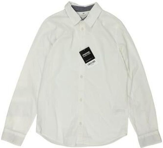 Jungen Hemd, weiß, Gr. EU 146, Baumwolle - Second Hand - H&M - Modalova