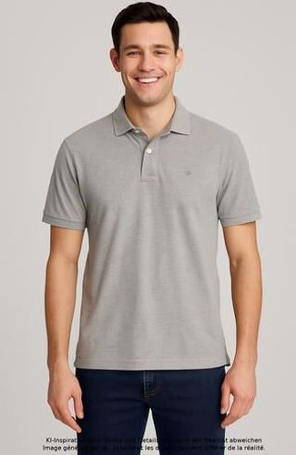 Herren Poloshirt, grau, Gr. L, Baumwolle - Second Hand - HACKETT LONDON - Modalova