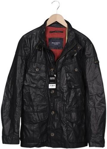 Herren Jacke, schwarz, Gr. L, Baumwolle, Leinen - Second Hand - HACKETT LONDON - Modalova