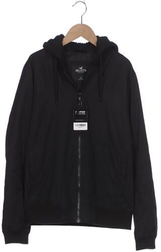 Herren Jacke, schwarz, Gr. S, Baumwolle, Synthetik - Second Hand - Hollister - Modalova