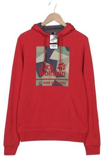 Herren Kapuzenpullover, rot, Gr. S, Baumwolle, Synthetik - Second Hand - Jack Wolfskin - Modalova
