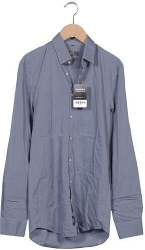 Herren Hemd, blau, Gr. 37, Elasthan, Baumwolle - Second Hand - Jake s - Modalova