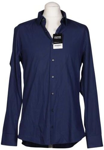 Herren Hemd, marineblau, Gr. 41, Baumwolle - Second Hand - Joop! - Modalova