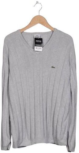 Herren Pullover, grau, Gr. XL, Baumwolle - Second Hand - Lacoste - Modalova