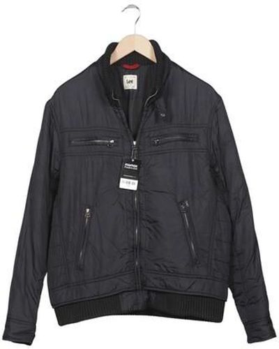 Herren Jacke, schwarz, Gr. XL, Synthetik - Second Hand - Lee - Modalova