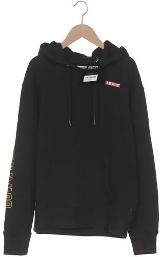 Herren Kapuzenpullover, schwarz, Gr. M, Baumwolle, Synthetik - Second Hand - Levis - Modalova