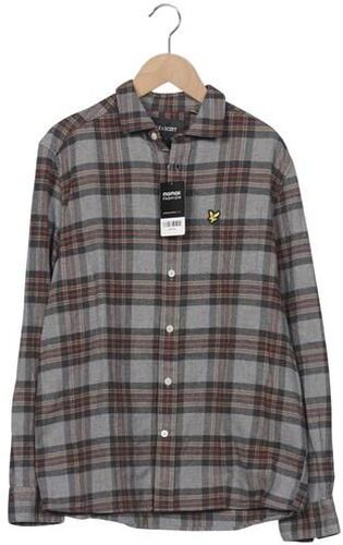 Lyle & Herren Hemd, grau, Gr. S, Baumwolle - Second Hand - Scott - Modalova