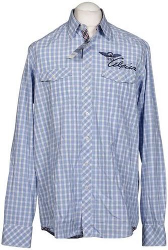 Herren Hemd, hellblau, Gr. L, Baumwolle - Second Hand - Marvelis - Modalova