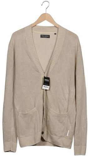 Marc O' Polo Strickjacke, beige, Gr. M, Baumwolle, Leinen - Second Hand - Marc O'Polo - Modalova