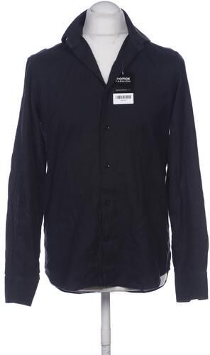 Herren Hemd, schwarz, Gr. 40 - Second Hand - Massimo Dutti - Modalova