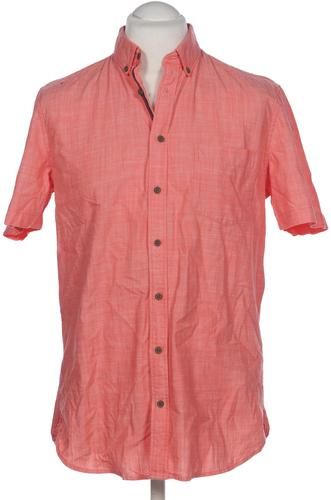 Herren Hemd, orange, Gr. M, Baumwolle - Second Hand - Montego - Modalova