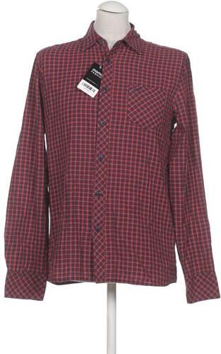 Herren Hemd, rot, Gr. S, Baumwolle - Second Hand - Mustang - Modalova