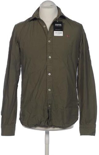 Herren Hemd, grün, Gr. M, Baumwolle - Second Hand - Napapijri - Modalova