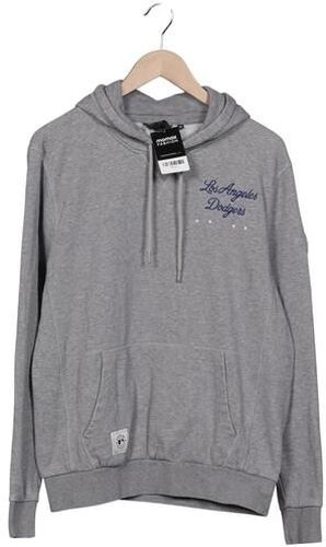 Herren Kapuzenpullover, grau, Gr. M, Baumwolle, Synthetik - Second Hand - New era - Modalova