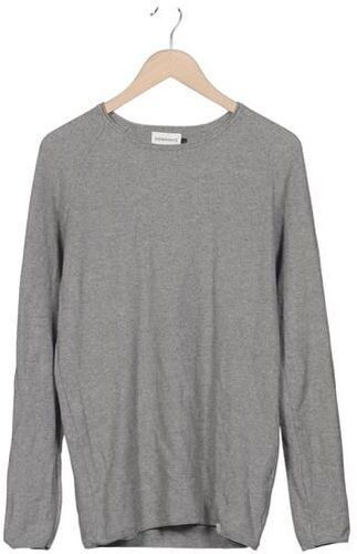 Herren Pullover, grau, Gr. L, Baumwolle - Second Hand - Nowadays - Modalova