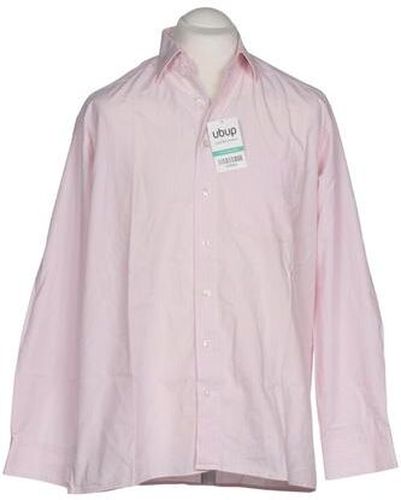 Herren Hemd, pink, Gr. 42, Baumwolle - Second Hand - Olymp - Modalova