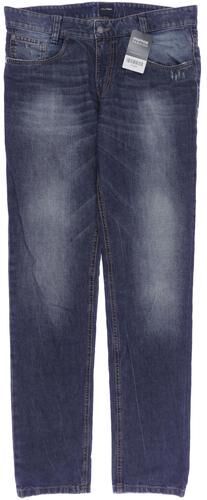 Herren Jeans, blau, Gr. W32 L34, Elasthan, Baumwolle - Second Hand - Olymp - Modalova