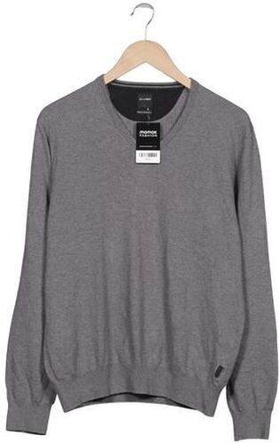 Herren Pullover, grau, Gr. L, Baumwolle, Kaschmir - Second Hand - Olymp - Modalova