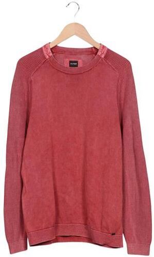 Herren Pullover, rot, Gr. L, Baumwolle - Second Hand - Olymp - Modalova