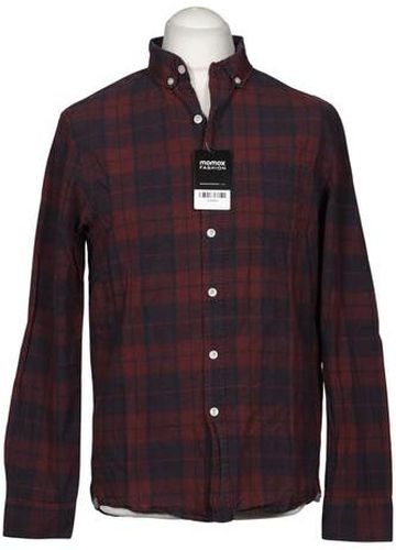 Herren Hemd, bordeaux, Gr. M, Baumwolle - Second Hand - Pier One - Modalova