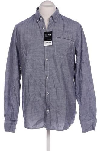 QS by s.Oliver Herren Hemd, blau, Gr. L, Baumwolle - Second Hand - S. Oliver - Modalova