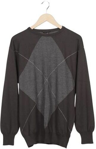 Herren Pullover, grau, Gr. EU 54, Merino - Second Hand - RENE LEZARD - Modalova