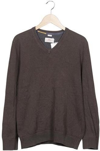 Herren Pullover, braun, Gr. L, Baumwolle - Second Hand - S. Oliver - Modalova
