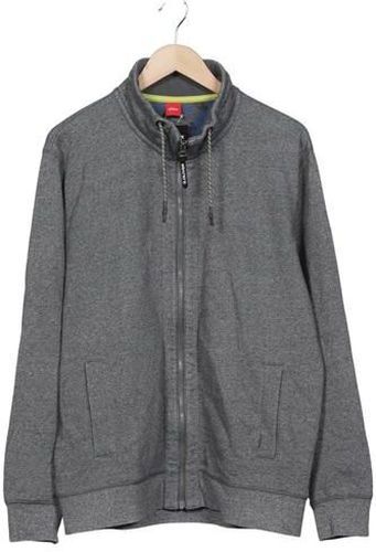 Herren Sweatshirt, grau, Gr. XL, Elasthan, Baumwolle, Synthetik - Second Hand - S. Oliver - Modalova
