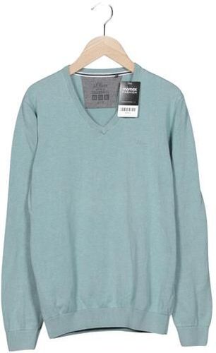 Herren Pullover, türkis, Gr. S, Baumwolle - Second Hand - S. Oliver - Modalova