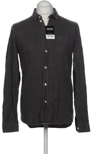 Herren Hemd, grau, Gr. L, Baumwolle - Second Hand - Samsoe & Samsoe - Modalova