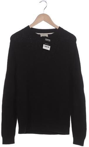 Herren Pullover, schwarz, Gr. M, Baumwolle - Second Hand - Selected - Modalova