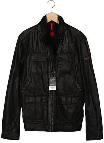 Herren Jacke, schwarz, Gr. EU 52, Baumwolle, Synthetik - Second Hand - Strellson - Modalova