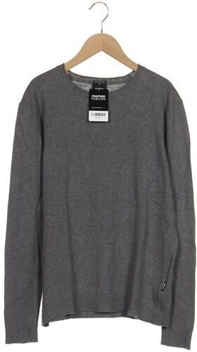 Herren Pullover, grau, Gr. M, Baumwolle, Kaschmir - Second Hand - Strellson - Modalova