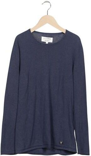 Herren Pullover, marineblau, Gr. M, Baumwolle - Second Hand - Tom Tailor Denim - Modalova