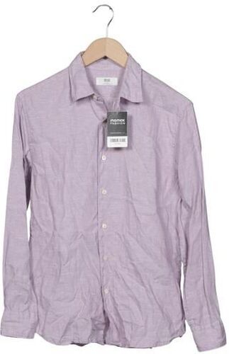 Herren Hemd, flieder, Gr. S, Leinen - Second Hand - Uniqlo - Modalova