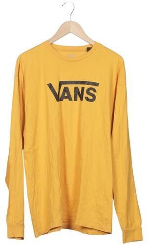 Herren Langarmshirt, gelb, Gr. XL, Baumwolle - Second Hand - Vans - Modalova