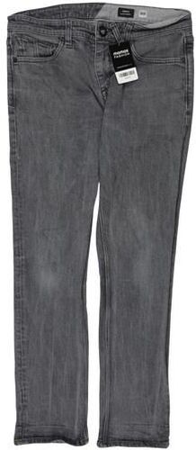 Herren Jeans, grau, Gr. W32 L30, Elasthan, Baumwolle - Second Hand - Volcom - Modalova