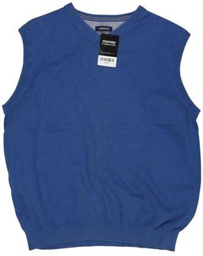 Herren Pullover, blau, Gr. EU 54, Baumwolle - Second Hand - Walbusch - Modalova