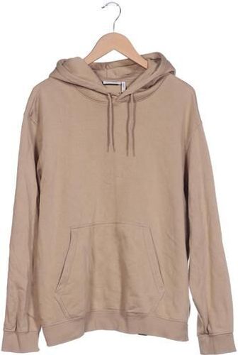 Herren Kapuzenpullover, beige, Gr. L, Baumwolle, Synthetik - Second Hand - Weekday - Modalova