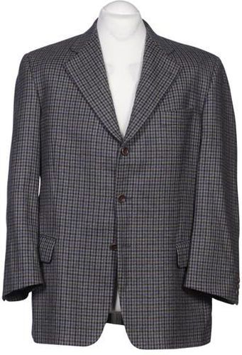 Herren Sakko, mehrfarbig, Kurz-Gr. 26, Schurwolle, Viskose - Second Hand - windsor. - Modalova