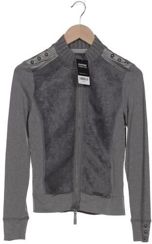 Damen Strickjacke, grau, Gr. EU 36, Synthetik - Second Hand - Airfield - Modalova