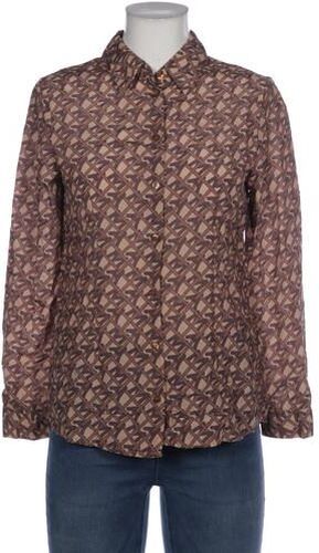 Damen Bluse, braun, Gr. M, Baumwolle, Viskose - Second Hand - Alba Moda - Modalova