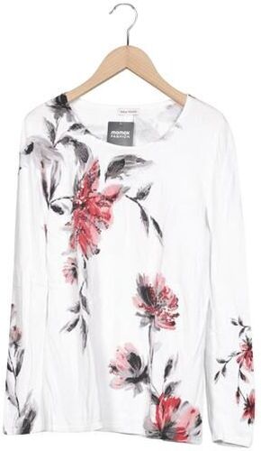 Damen Pullover, weiß, Gr. EU 38, Baumwolle, Viskose - Second Hand - Alba Moda - Modalova