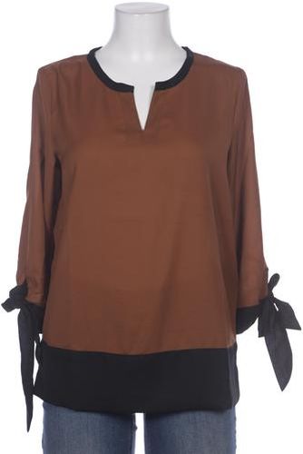 Damen Bluse, braun, Gr. EU 38, Synthetik - Second Hand - Alba Moda - Modalova
