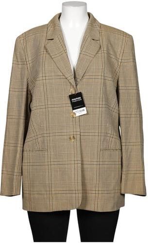 Damen Blazer, beige, Gr. EU 46, Baumwolle, Viskose - Second Hand - Alba Moda - Modalova