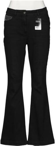 Damen Jeans, schwarz, Gr. EU 40, Elasthan, Baumwolle, Synthetik - Second Hand - Alba Moda - Modalova